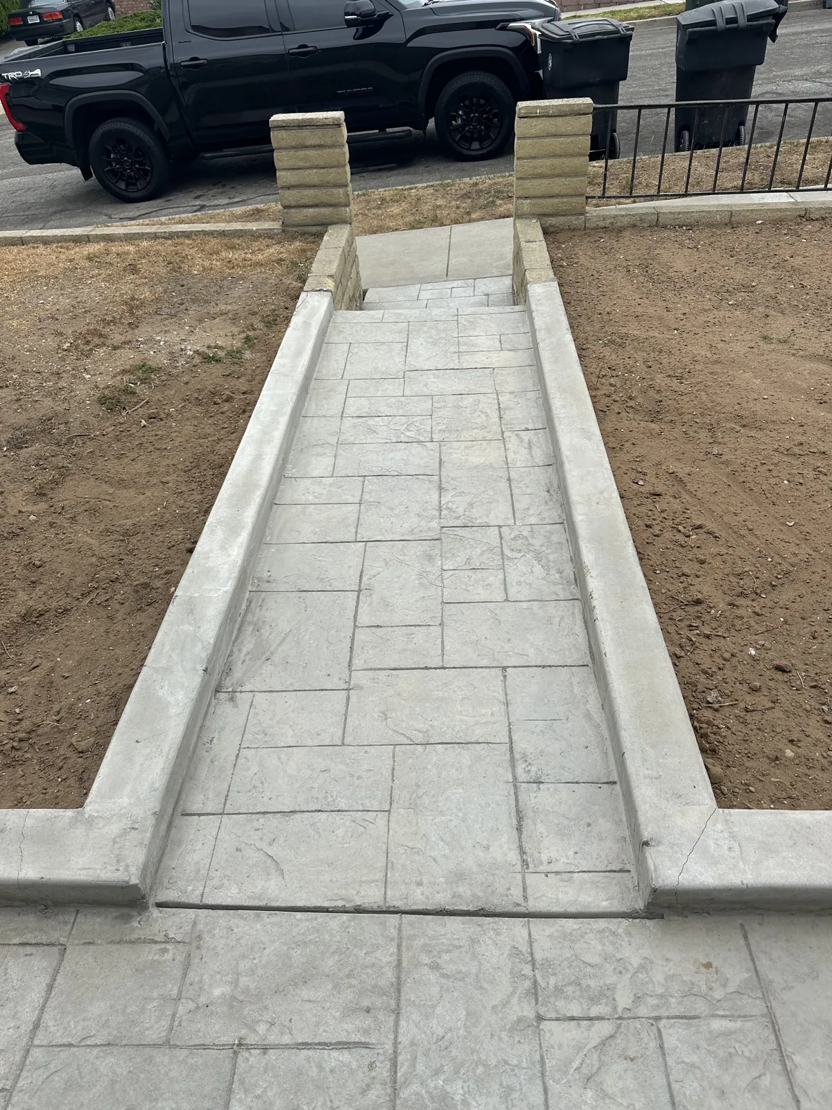 S&P Concrete residential walkway project